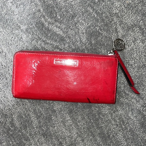 ❤️ Red coach wallet - Picture 2 of 4